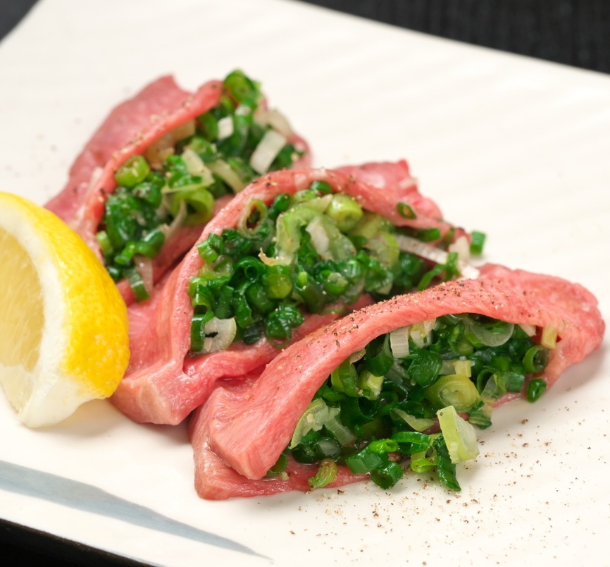 ネギ挟み牛タン（イメージ）