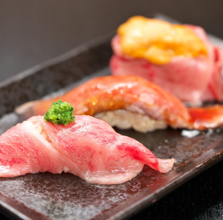 肉寿司三種盛（イメージ）